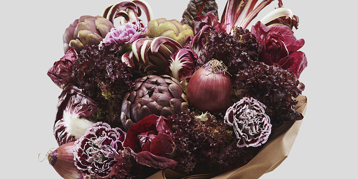 Bouquet di verdure per il giorno dell'amore